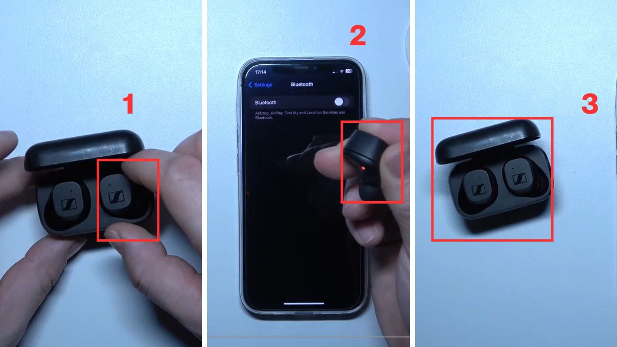 Sửa lỗi hộp sạc tai nghe Bluetooth không sạc được - Reset lại tai nghe