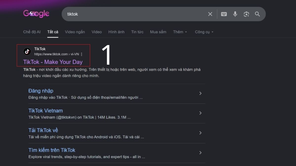 ID TikTok là gì? Các lấy TikTok ID trên máy tính bước 1