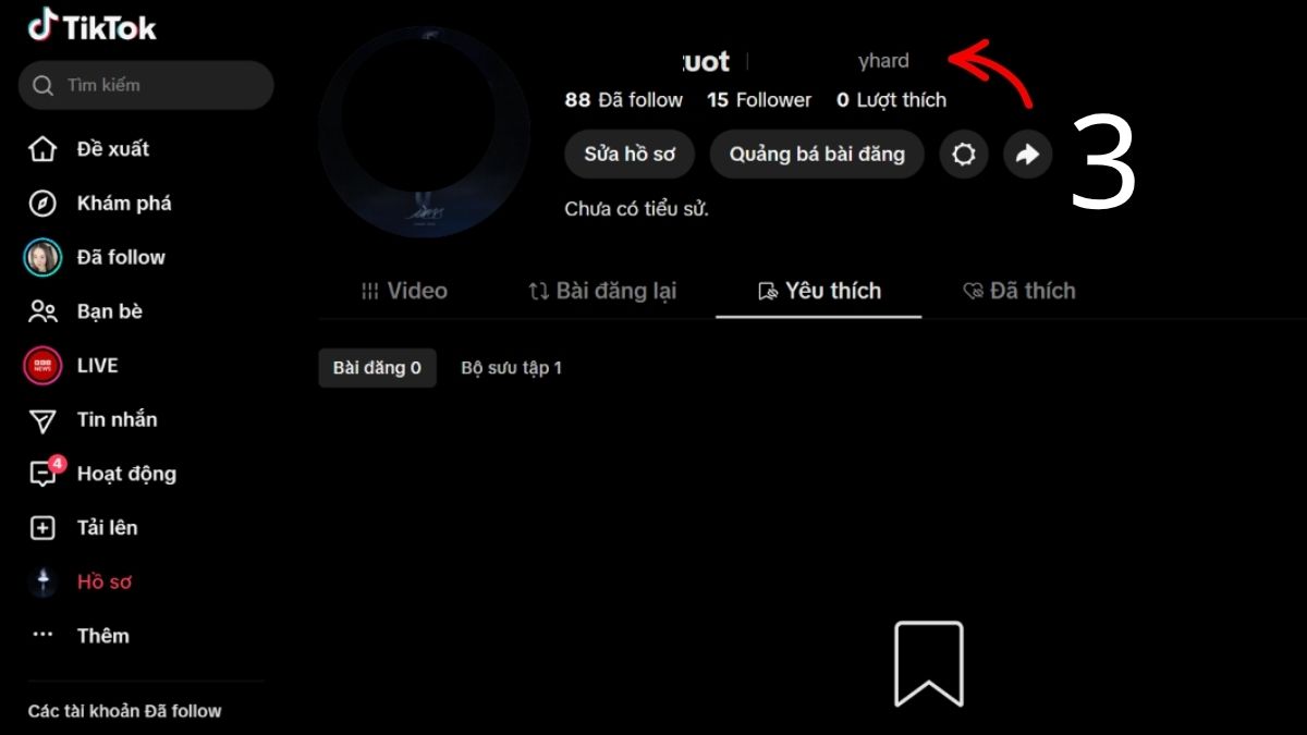 ID TikTok là gì? Các lấy TikTok ID trên máy tính bước 3
