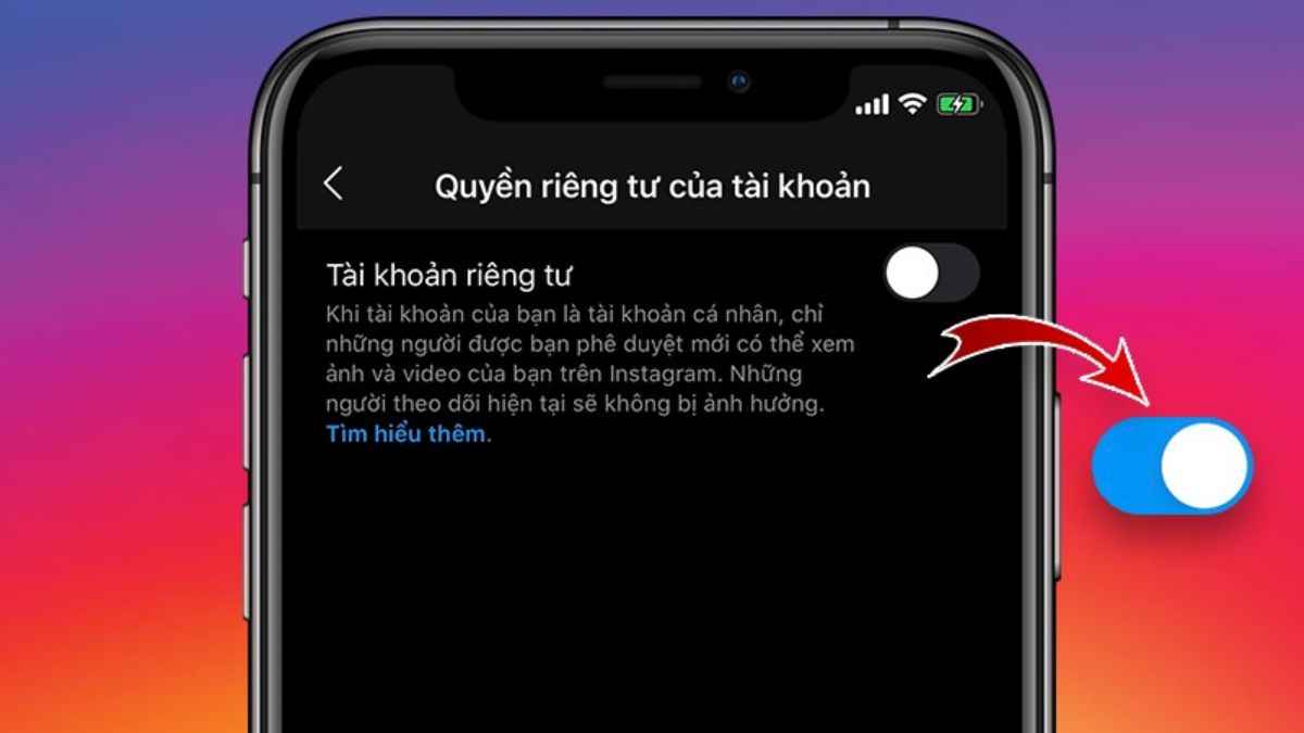 Biện pháp đảm bảo Instagram có an toàn - Sử dụng các cài đặt quyền riêng tư