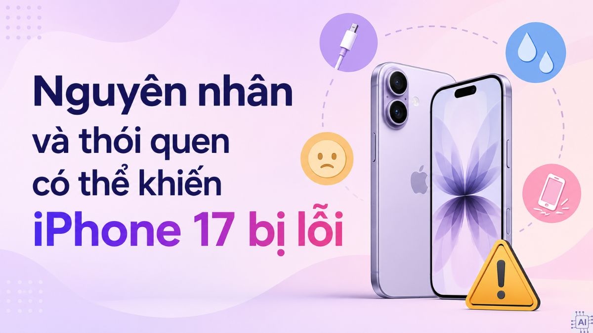 Nguyên nhân iPhone 17 bị lỗi