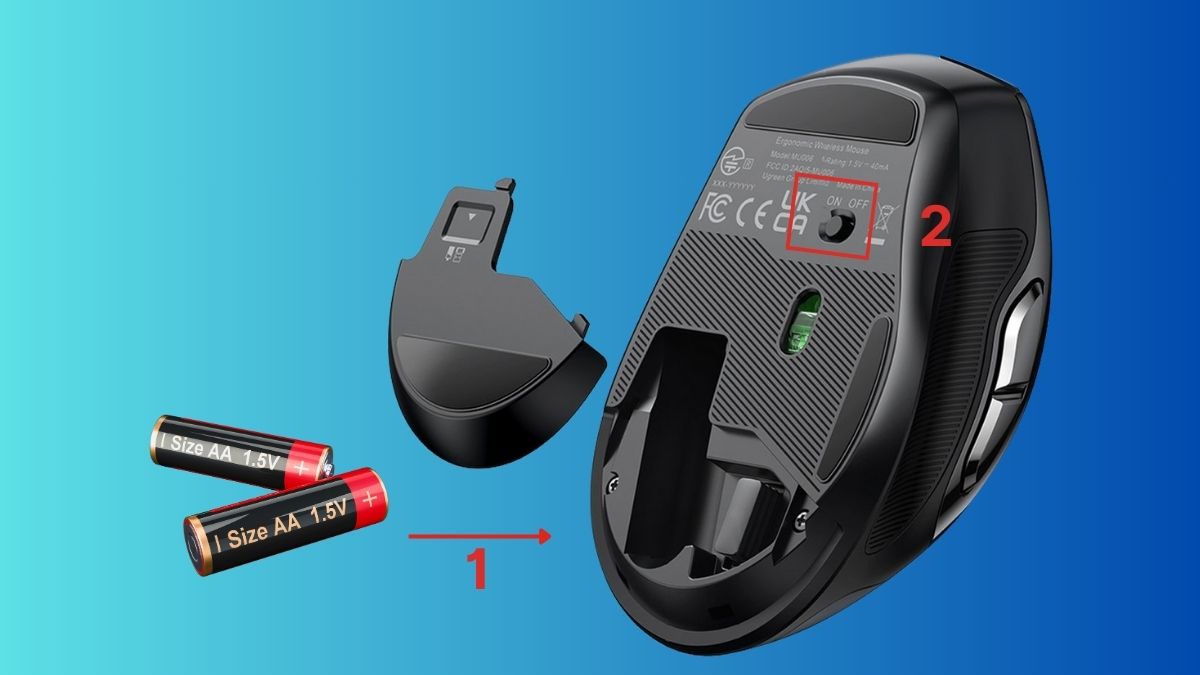 Cách kết nối Bluetooth chuột Ugreen trên Laptop, PC bước 1