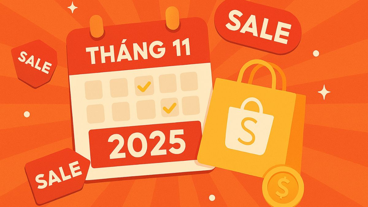 Khi nào Shopee sale - Tháng 11