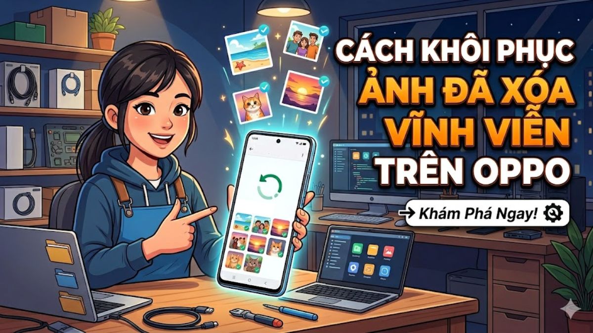 Có cách khôi phục ảnh đã xóa vĩnh viễn trên OPPO không? Cùng tìm hiểu nhé!