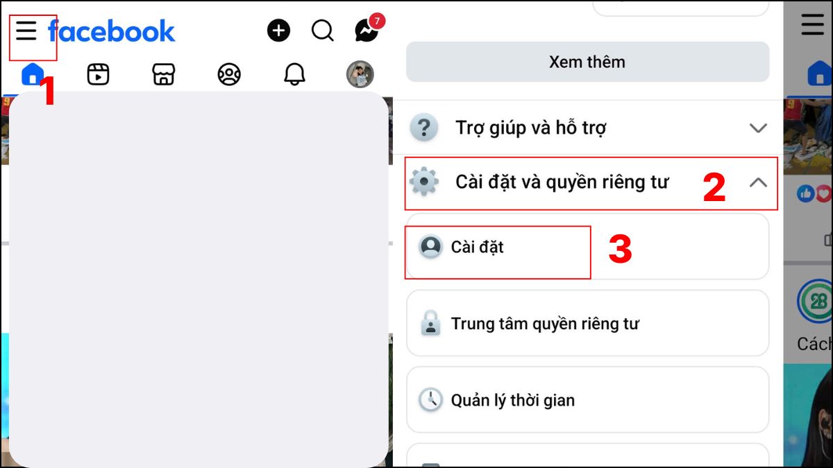 Khắc phục lỗi không đăng xuất được tài khoản Facebook - Đổi mật khẩu bước 1, 2, 3