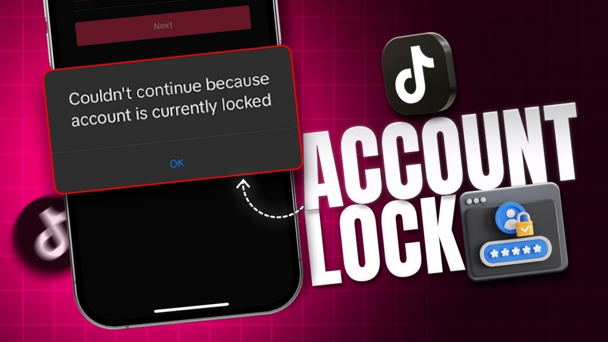 Lỗi không follow được trên TikTok do tài khoản bị khóa