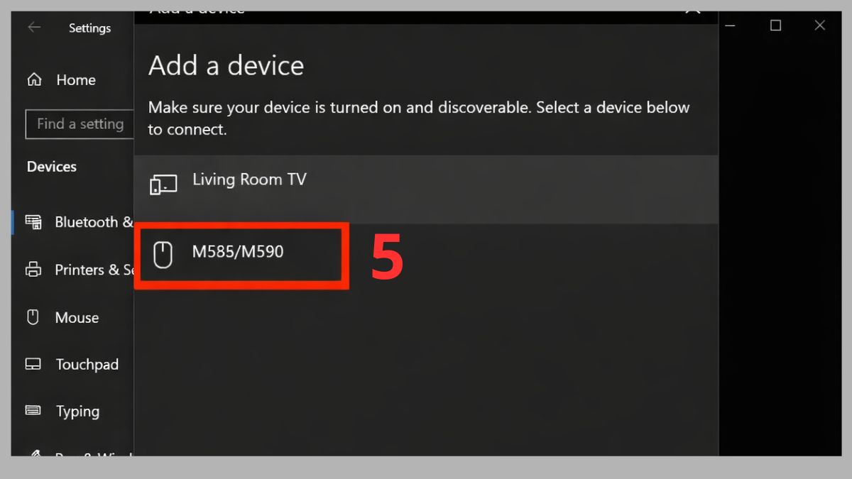 Sửa lỗi không kết nối được chuột Bluetooth với laptop - Gỡ kết nối chuột và cài lại bước 4