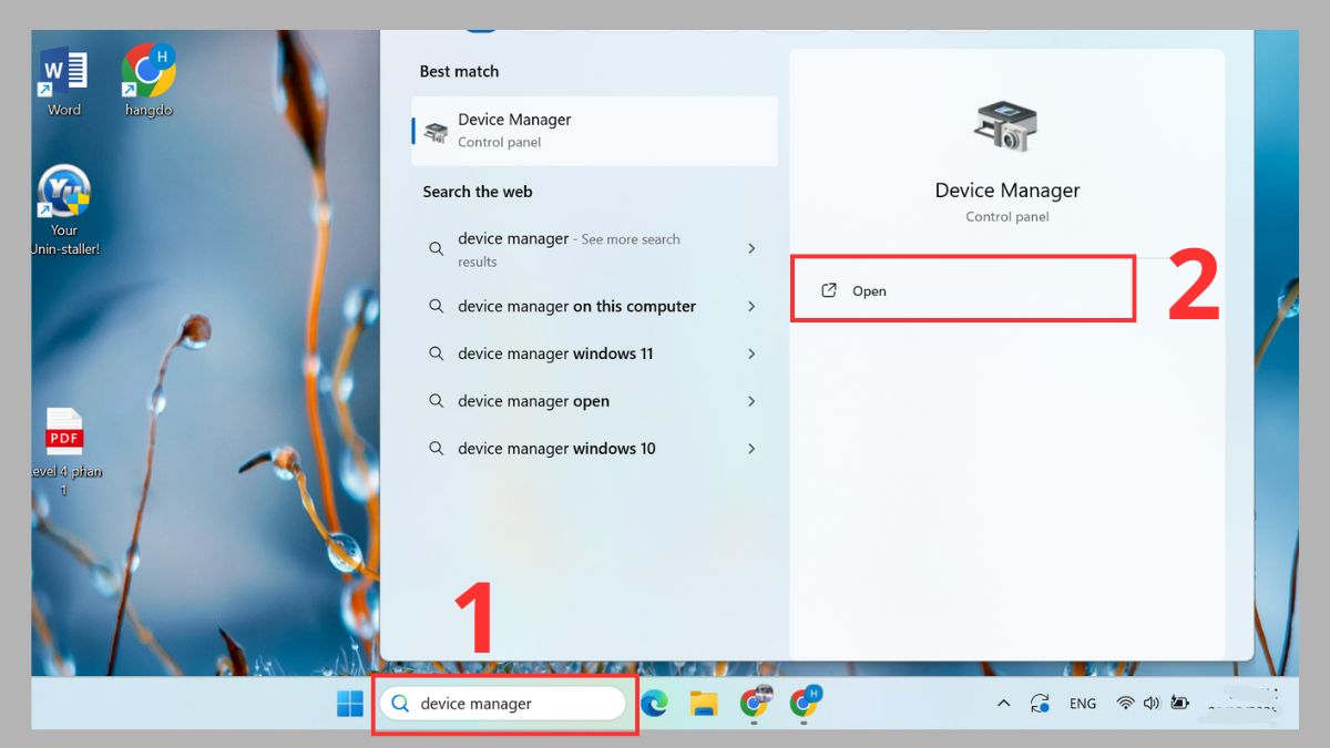 Sửa lỗi không kết nối được chuột Bluetooth với laptop - Cài đặt lại Driver Bluetooth bước 1