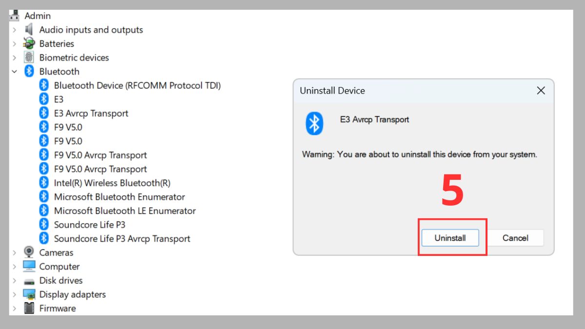 Sửa lỗi không kết nối được chuột Bluetooth với laptop - Cài đặt lại Driver Bluetooth bước 4