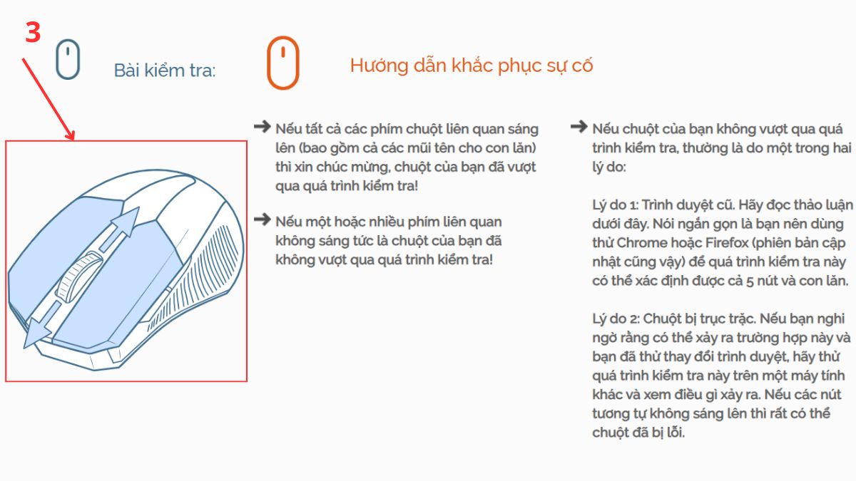 Cách kiểm tra chuột máy tính bằng Mouse Test bước 3