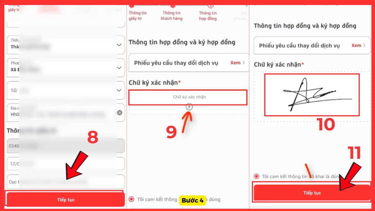 Kiểm tra thông tin thuê bao Viettel - Chuẩn hóa thông tin bước 4