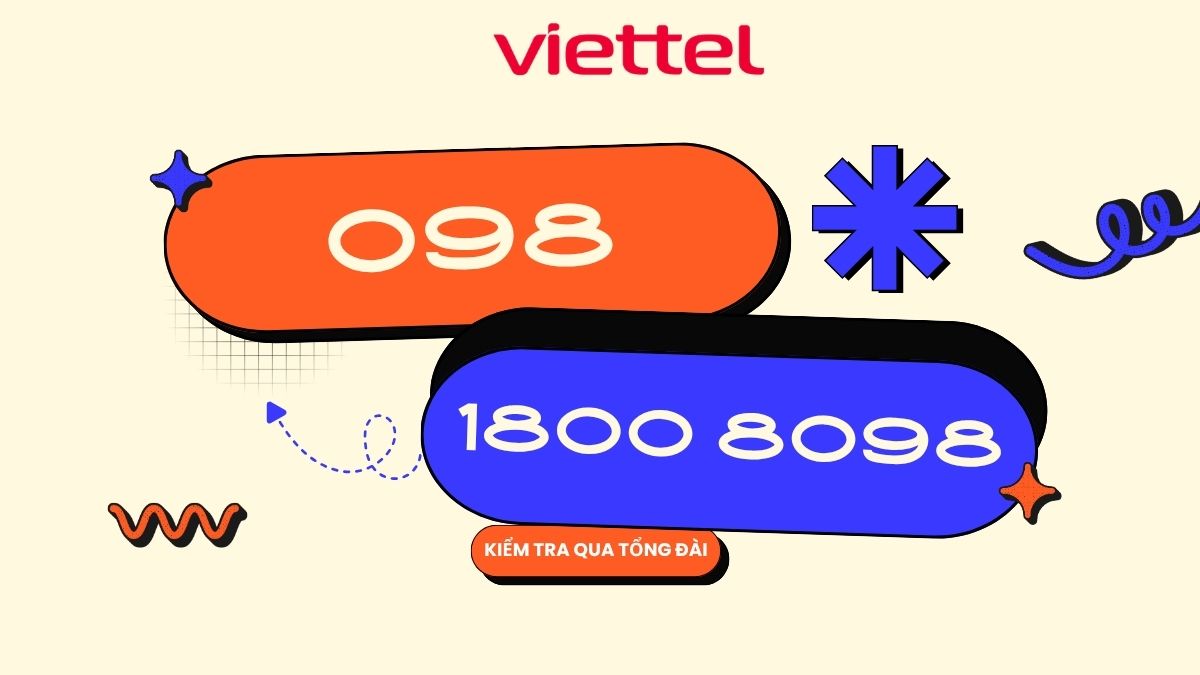Kiểm tra thông tin thuê bao Viettel qua tổng đài