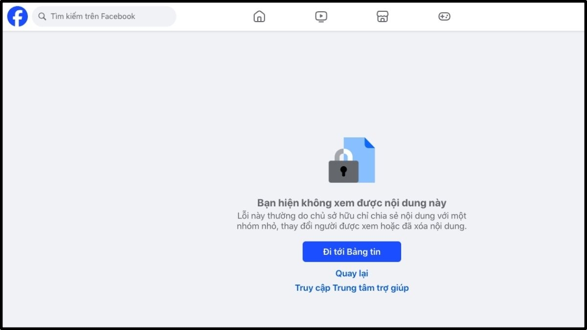 Lỗi thường gặp khi lấy ảnh đại diện Facebook