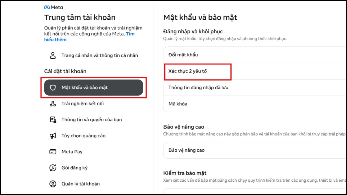 Lấy mã 2FA Facebook bằng mã khôi phục khi khẩn cấp bước 2