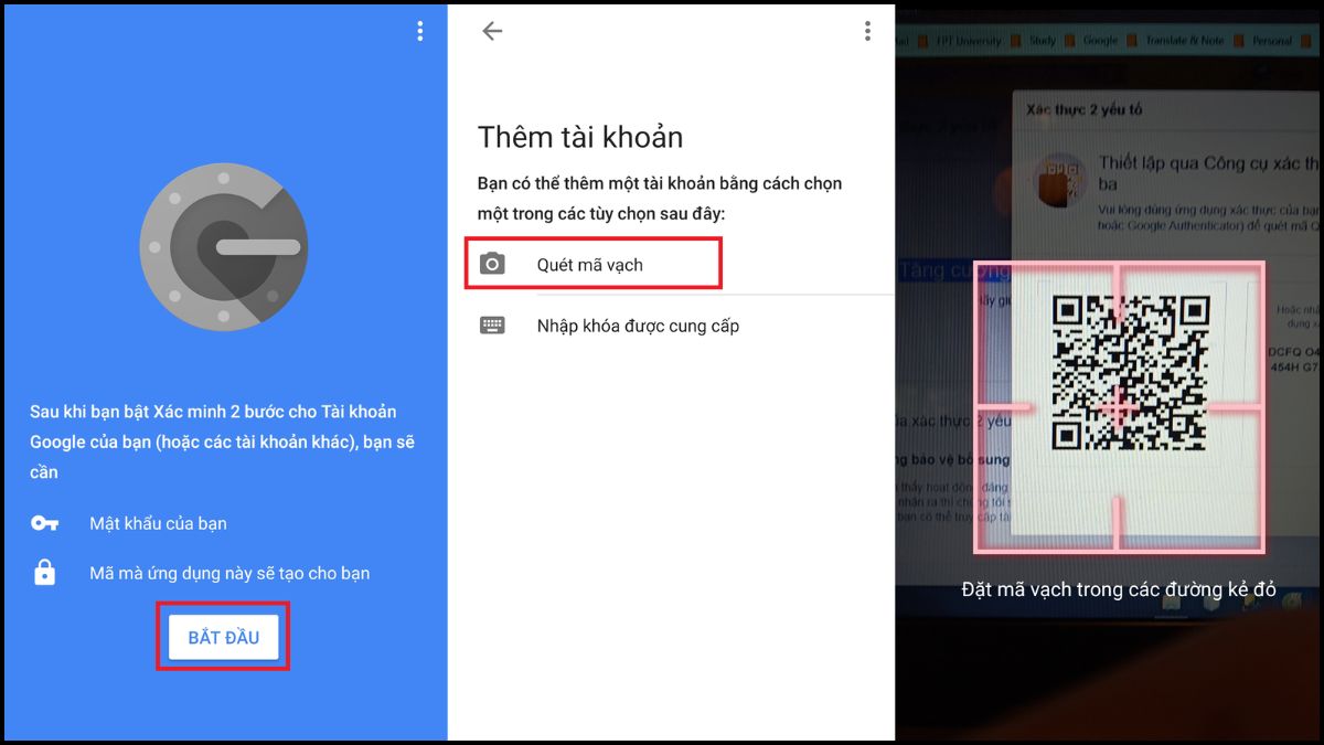 Lấy mã 2FA Facebook qua ứng dụng xác thực bước 4
