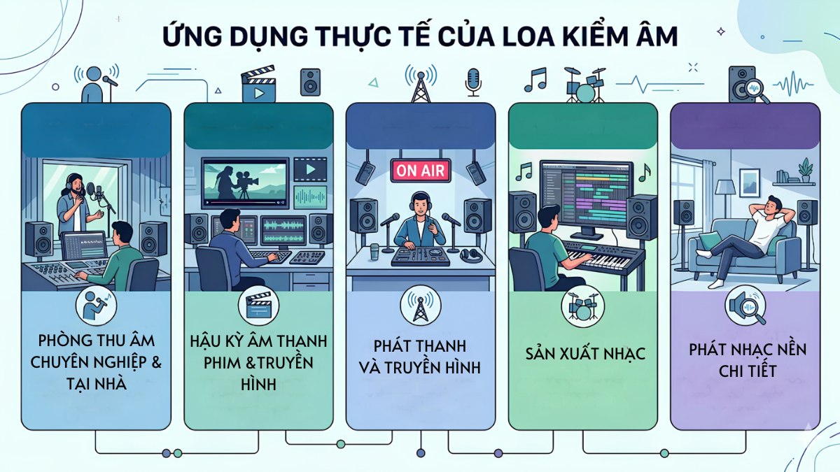 Loa kiểm âm là gì? Ứng dụng thực tế