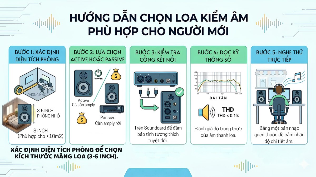Tips chọn mua loa kiểm âm là gì?