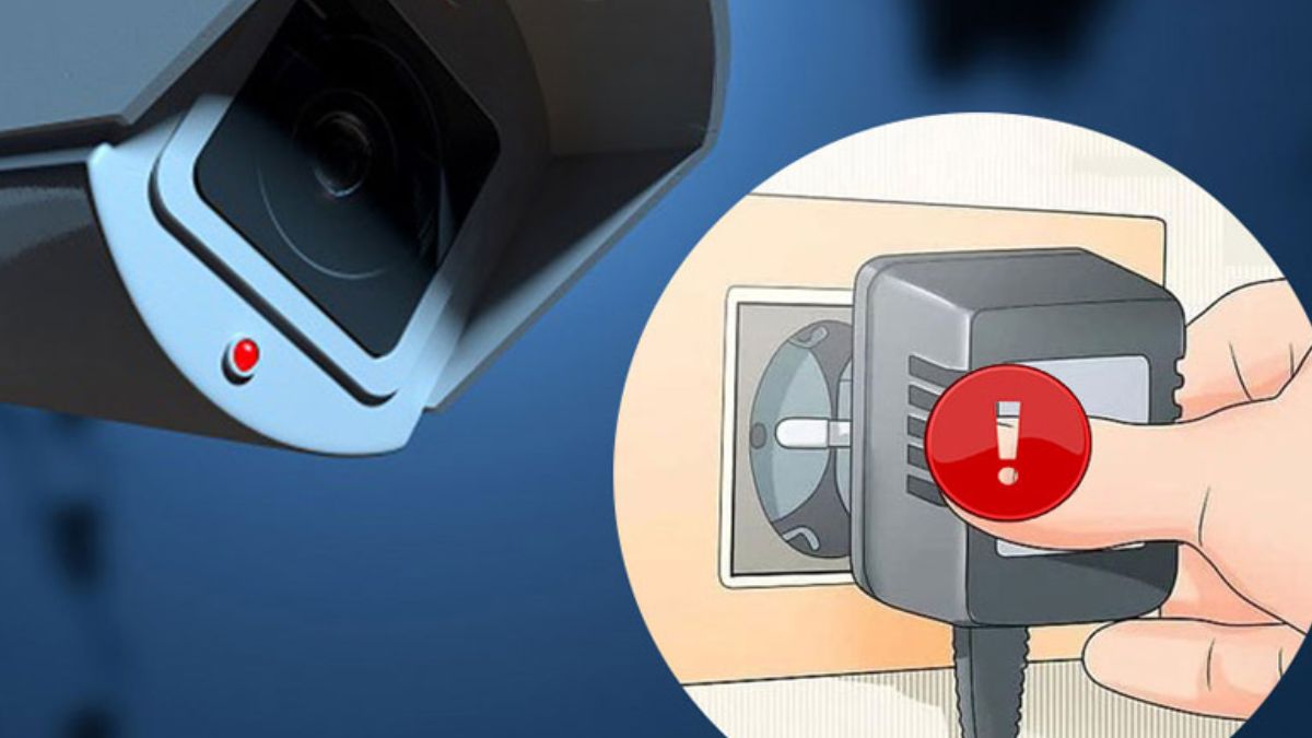 Lỗi camera không kết nối được với điện thoại do Camera mất nguồn
