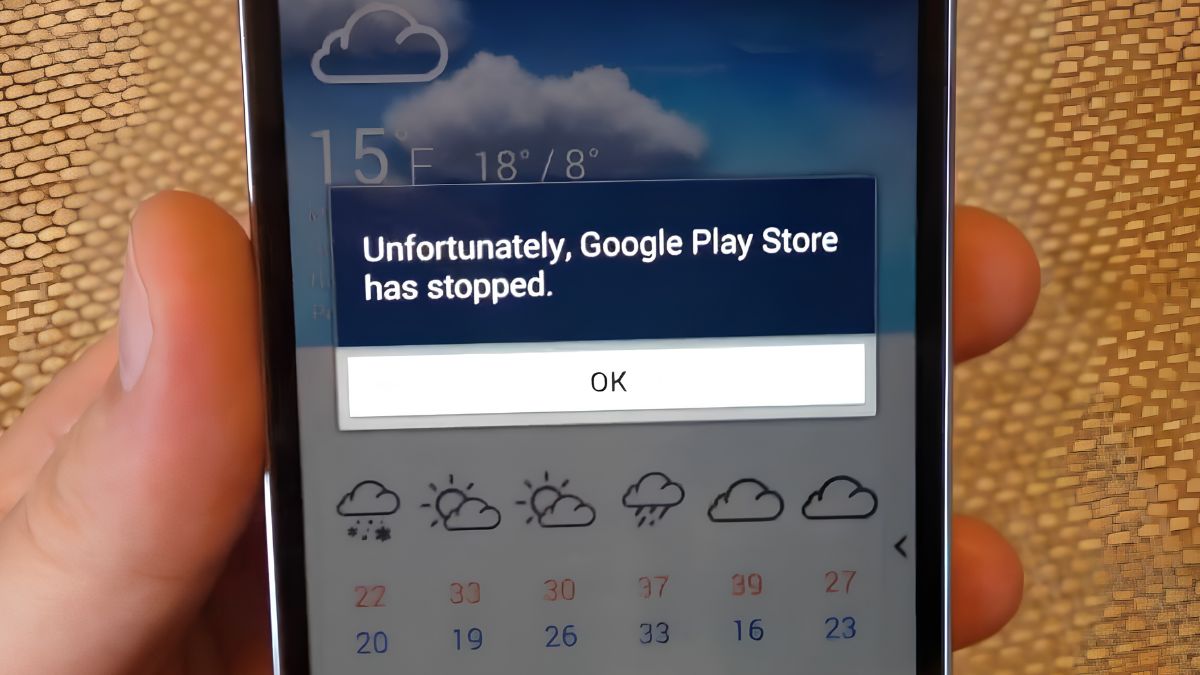 Dấu hiệu nhận biết lỗi hệ thống Android - Thông báo Ứng dụng đã dừng lại