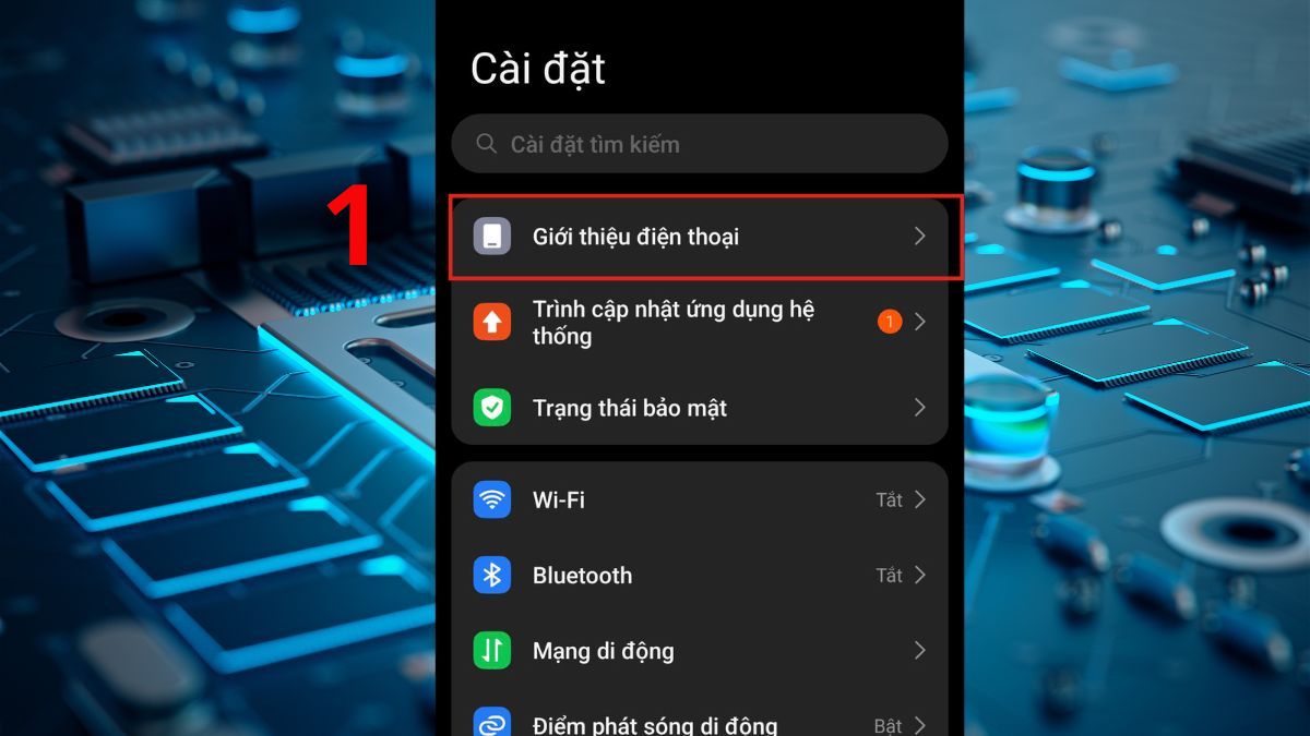 Sửa lỗi hệ thống Android - Khôi phục cài đặt gốc bước 1