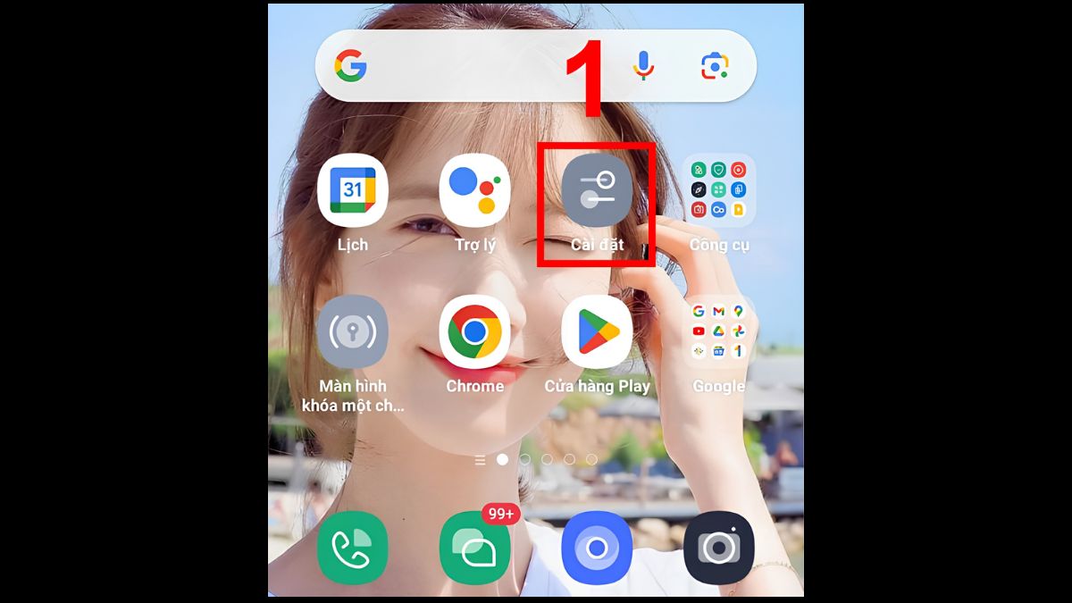 Sửa lỗi hệ thống Android - Cập nhật hệ điều hành bước 1