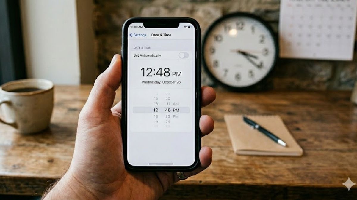 Nguyên nhân có lỗi iMessage không nhận số điện thoại do sai lệch ngày giờ