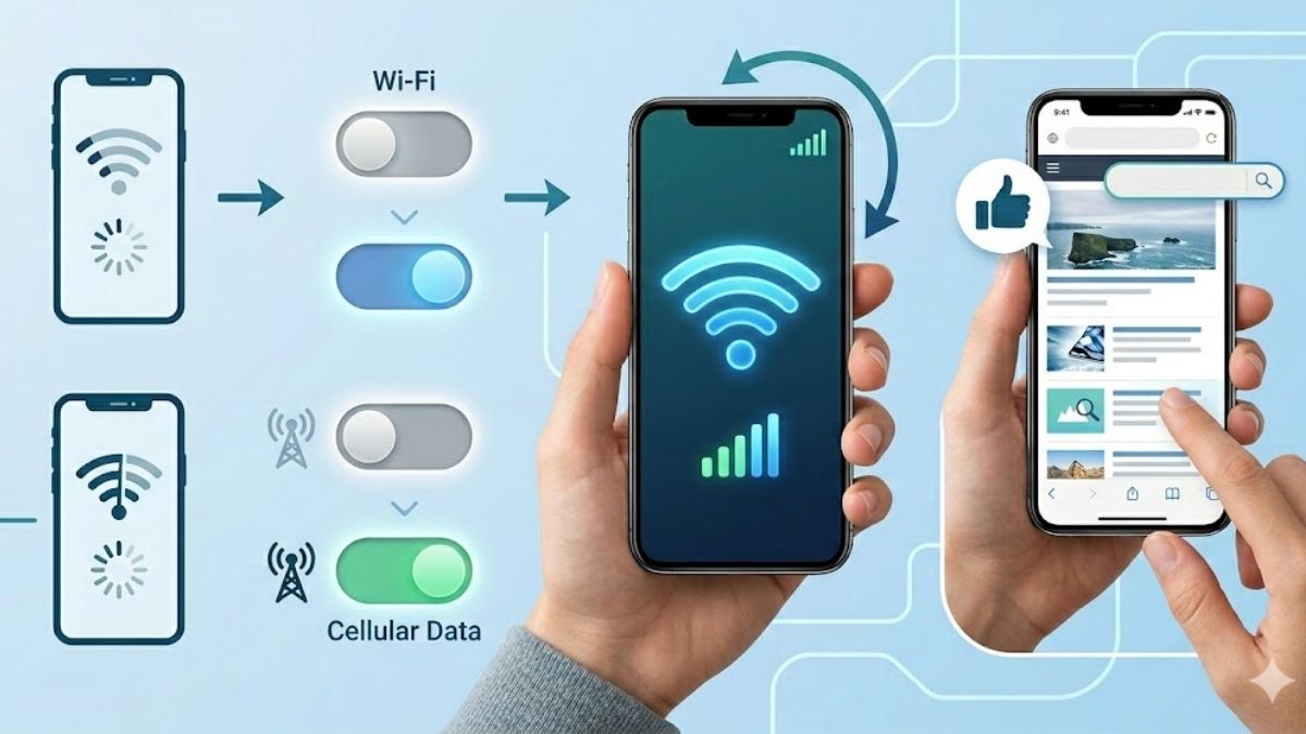 Cách sửa lỗi iMessage không nhận số điện thoại - Kiểm tra kết nối mạng