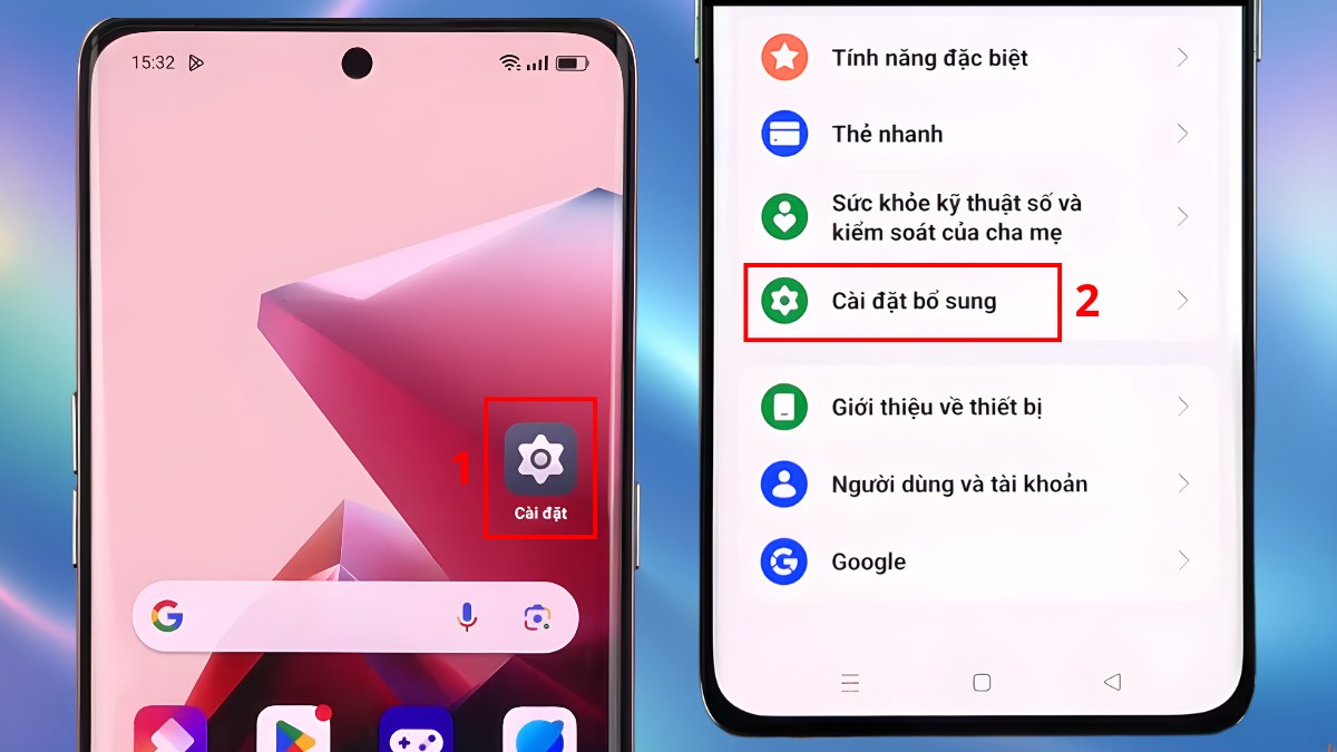 Khắc phục lỗi không hiển thị bàn phím trên OPPO - Tắt chế độ nhập giọng nói bước 1
