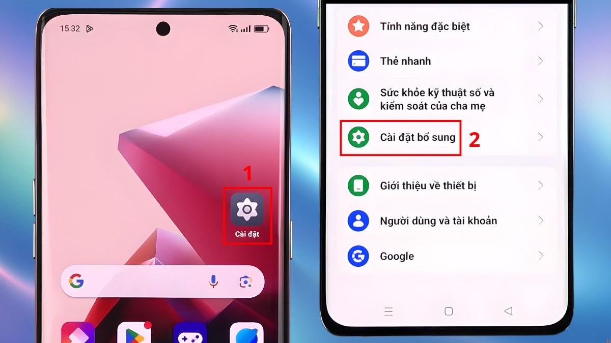 Khắc phục lỗi không hiển thị bàn phím trên OPPO - Kiểm tra bàn phím mặc định bước 1