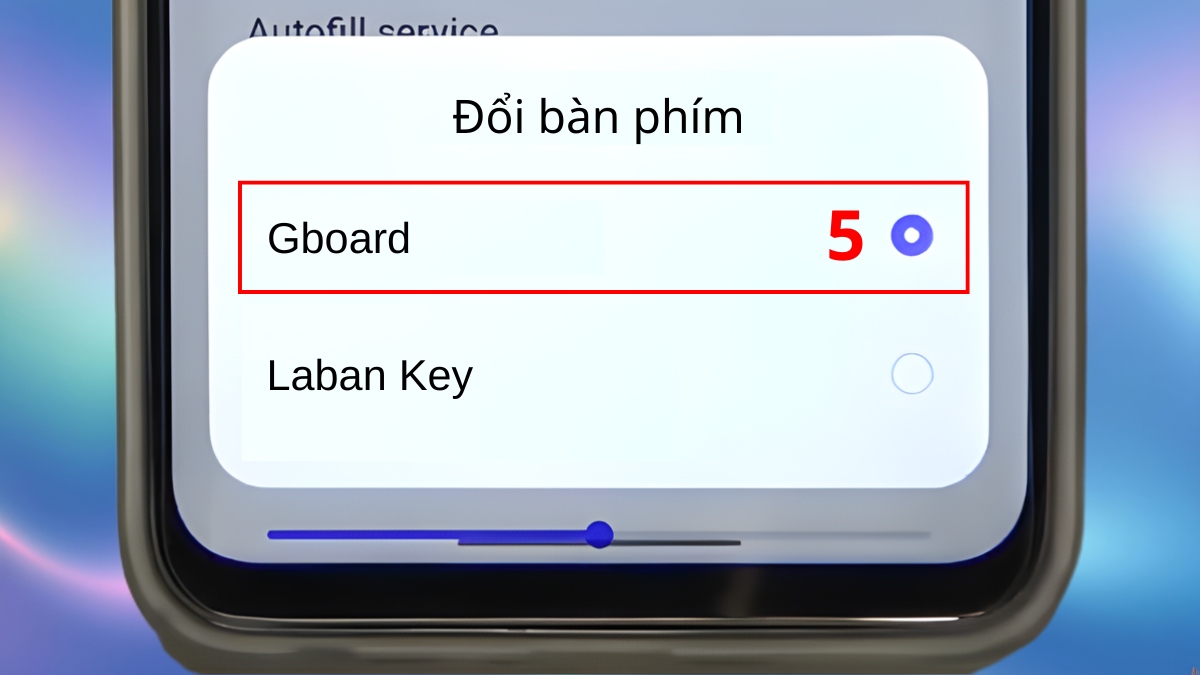 Khắc phục lỗi không hiển thị bàn phím trên OPPO - Kiểm tra bàn phím mặc định bước 3