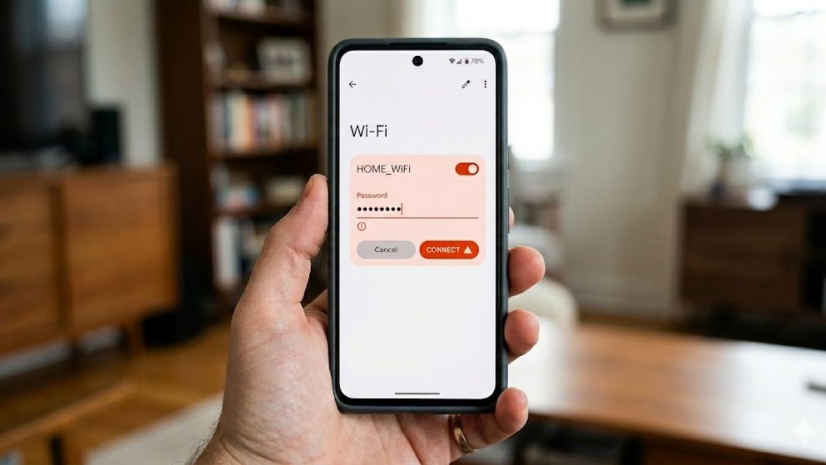 Lỗi không kết nối được wifi trên điện thoại Android do nhập sai mật khẩu