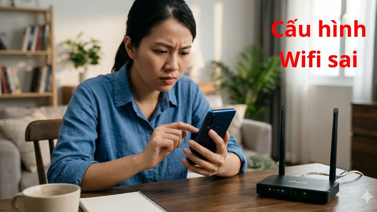 Lỗi không kết nối được wifi trên điện thoại Android do cấu hình cài đặt sai