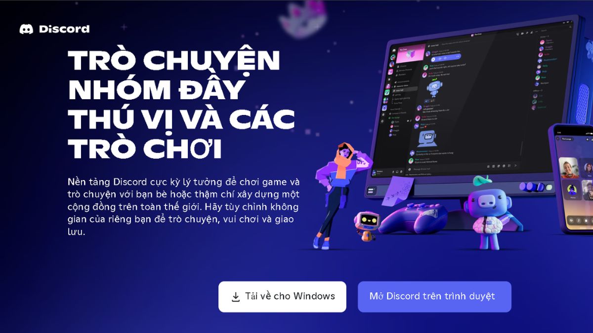 Khắc phục lỗi không vào được Discord - Đăng nhập qua phiên bản web