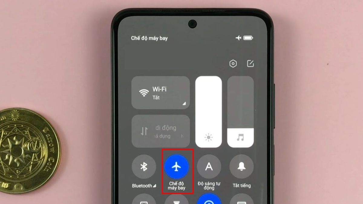 Sửa lỗi sim không có dịch vụ trên Android - Tắt chế độ máy bay