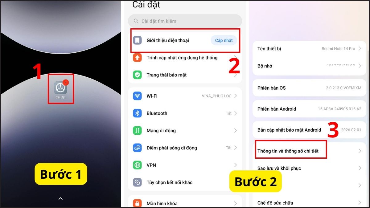 Sửa lỗi sim không có dịch vụ trên Android - Kiểm tra tình trạng IMEI bước 1, 2