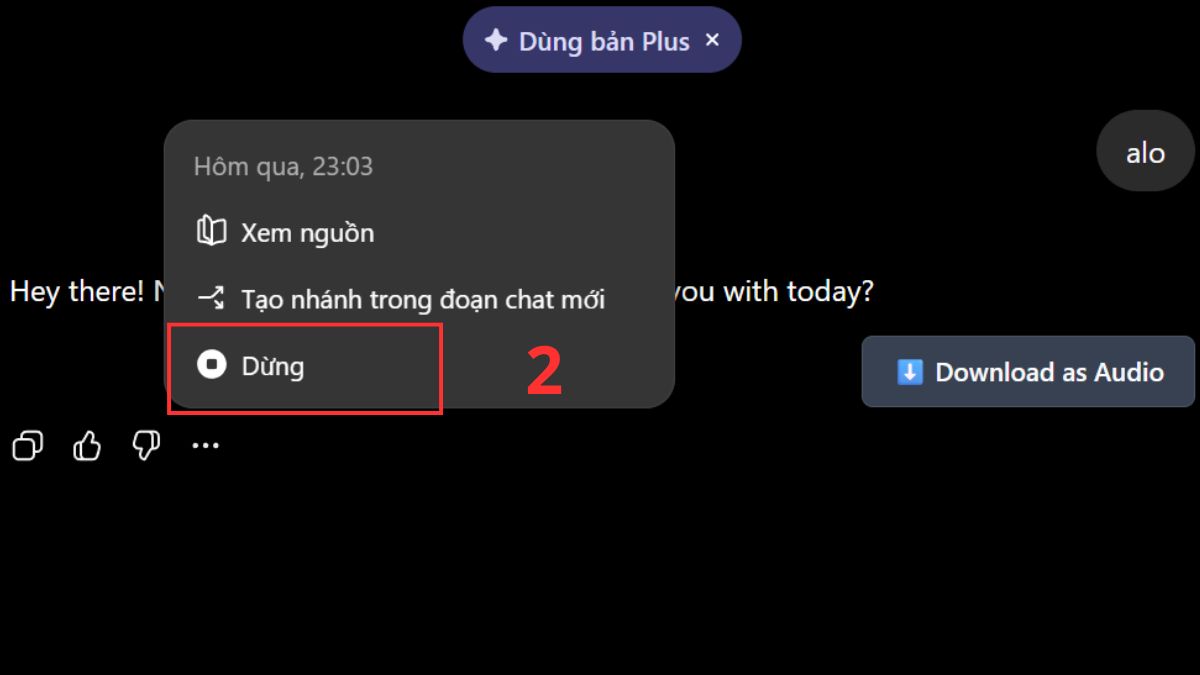 Cách lưu âm thanh ChatGPT bằng công cụ ghi âm bước 2