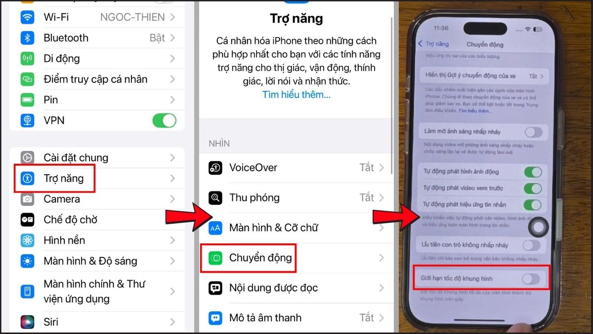 Sửa lỗi màn hình điện thoại bị chớp sáng trên íPhone bằng cách điều chỉnh tần số quét