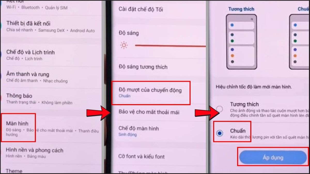 Sửa lỗi màn hình điện thoại bị chớp sáng trên Android bằng cách điều chỉnh tần số quét