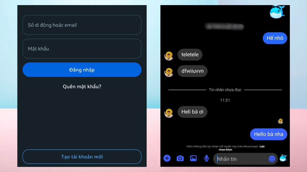 Khắc phục tình trạng Messenger bị lỗi không vào được - Kiểm tra xem có bị chặn không