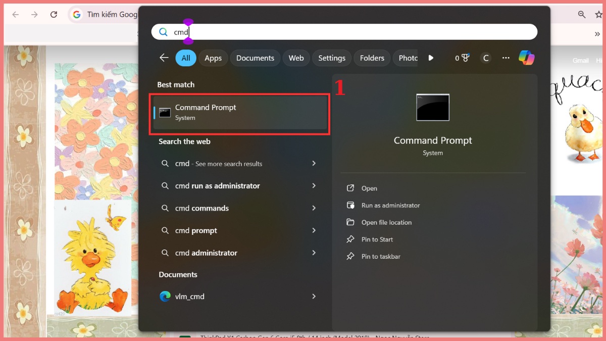 Khắc phục tình trạng Messenger bị lỗi không vào được - Reset lại DNS máy tính bước 1