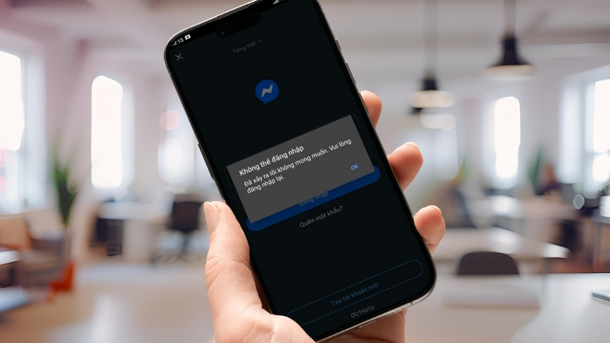 Lưu ý khi Messenger bị lỗi không vào được