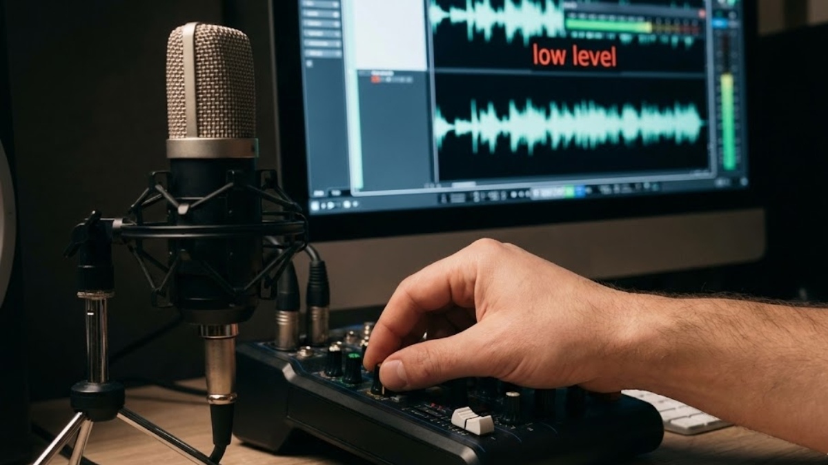 Lý do micro thu âm bị nhỏ - Cài đặt âm lượng thấp