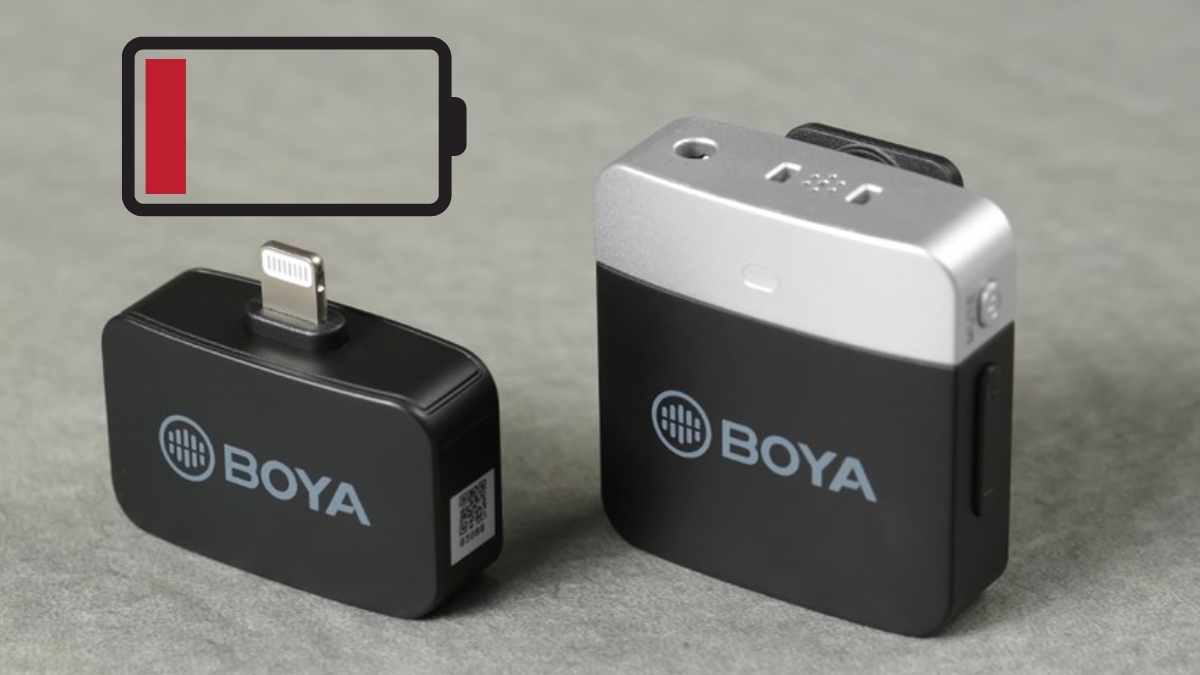 Lý do micro thu âm bị nhỏ - Pin yếu