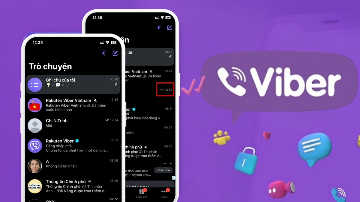 Người bị chặn Viber có biết không? Kiểm tra trạng thái tin nhắn