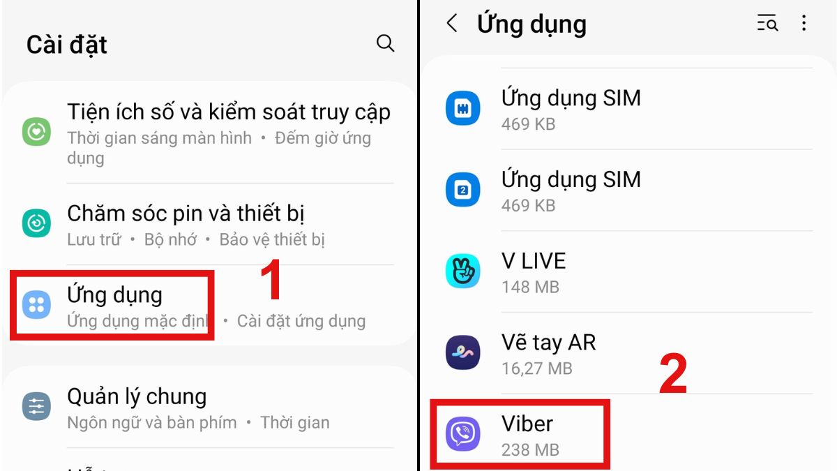 Cách khắc phục khi Viber bị chặn bởi nhà mạng - Xóa cache
