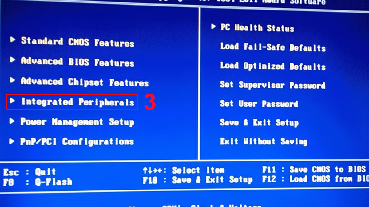 Sửa lỗi PC không nhận chuột - Khắc phục qua BIOS bước 2
