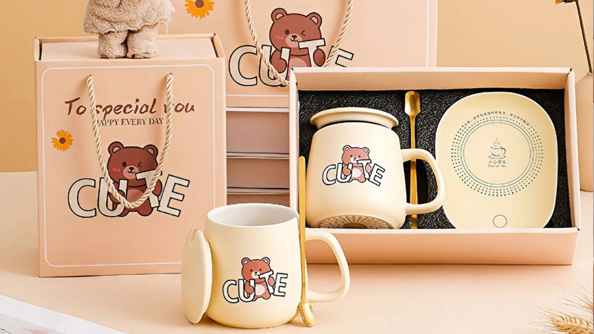 Quà tặng 20/11 cho cô giáo mầm non - Bộ ly, cốc sứ