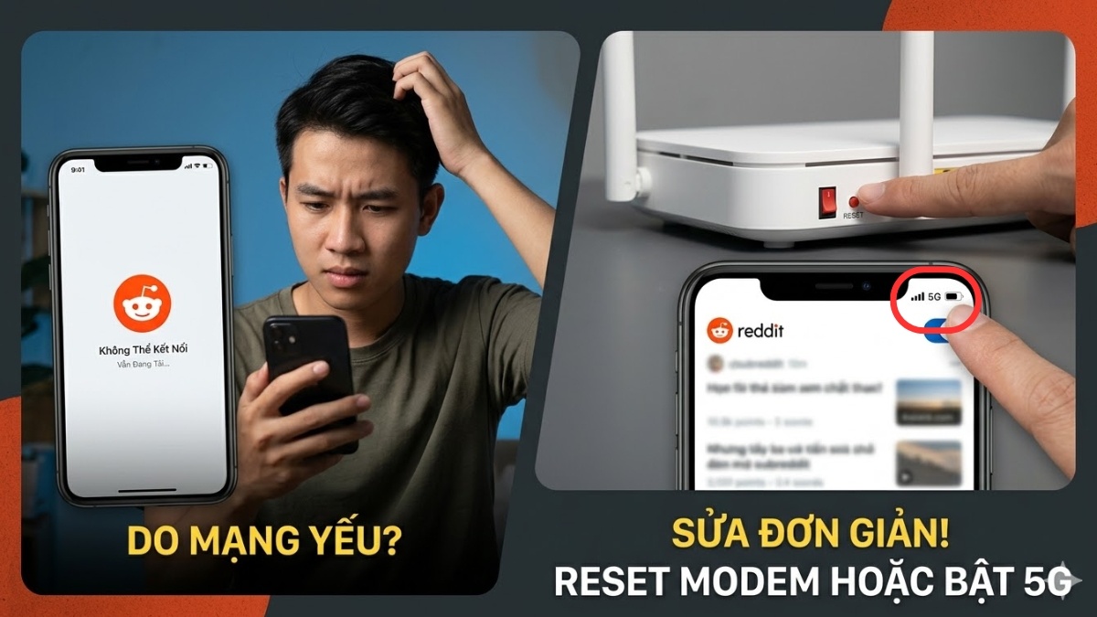 Reddit bị chặn do lỗi mạng yếu