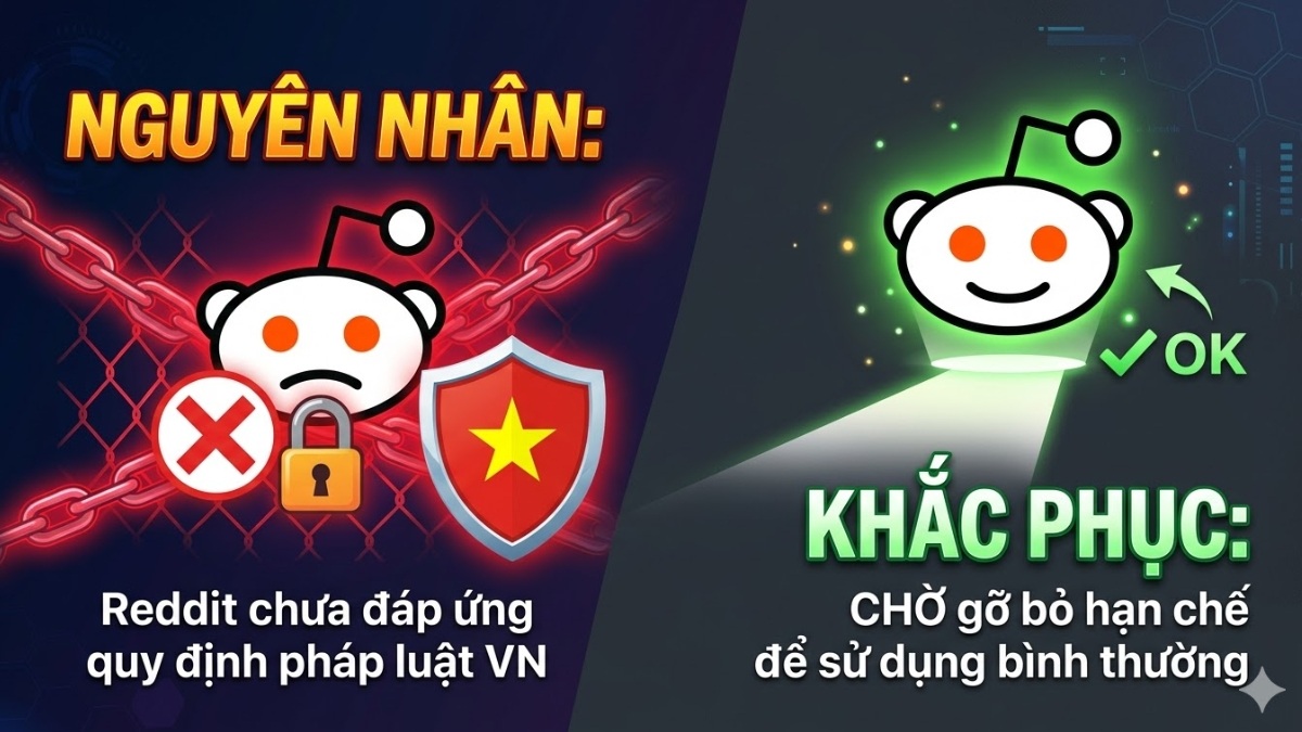 Reddit bị chặn do chưa đáp ứng đầy đủ quy định pháp luật