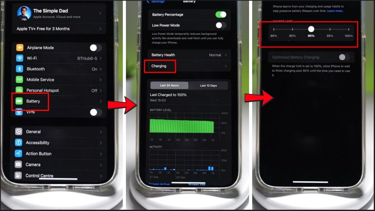 Sạc iPhone qua đêm có sao không? Cách giới hạn sạc